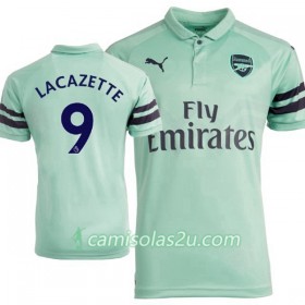 Camisolas de Futebol Arsenal FC Alexandre Lacazette 9 Equipamento 3ª 2018/19 Manga Curta